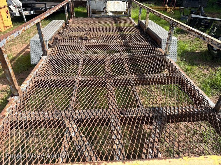 image for item EG8114 Shop built utility trailer