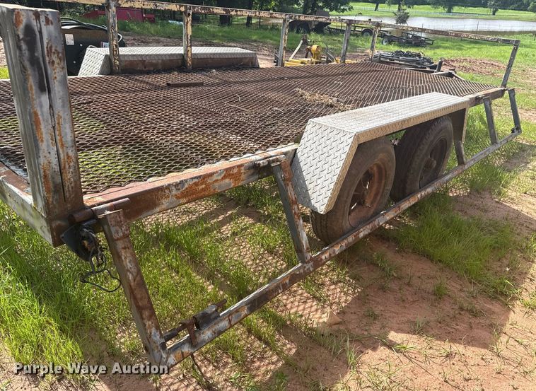 image for item EG8114 Shop built utility trailer