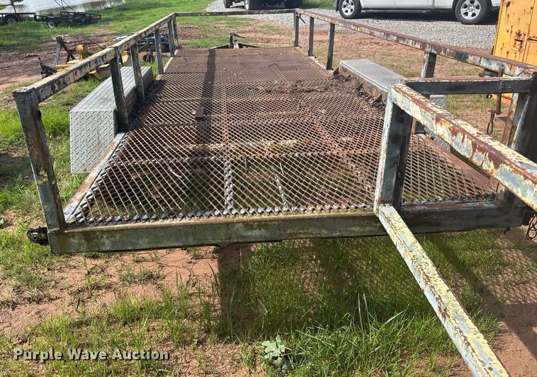 image for item EG8114 Shop built utility trailer