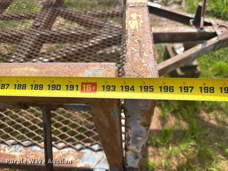 image for item EG8114 Shop built utility trailer