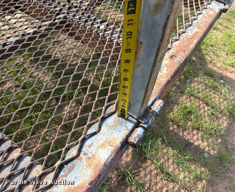 image for item EG8114 Shop built utility trailer