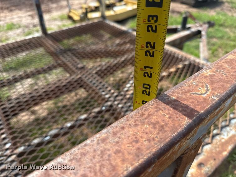 image for item EG8114 Shop built utility trailer