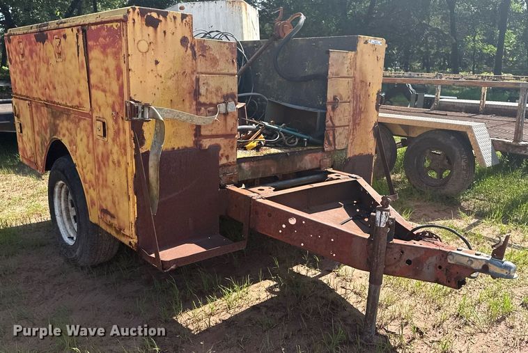 image for item EG8115 Shop built utility bed trailer