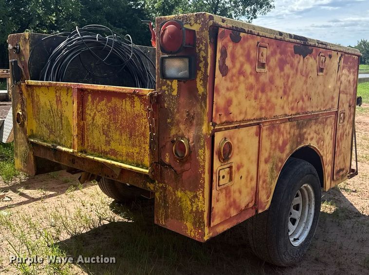 image for item EG8115 Shop built utility bed trailer
