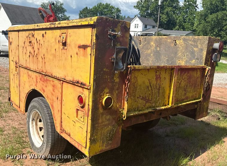 image for item EG8115 Shop built utility bed trailer