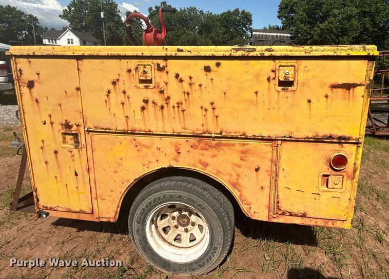 image for item EG8115 Shop built utility bed trailer