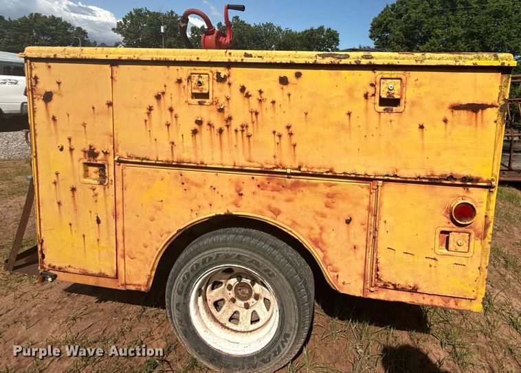 image for item EG8115 Shop built utility bed trailer