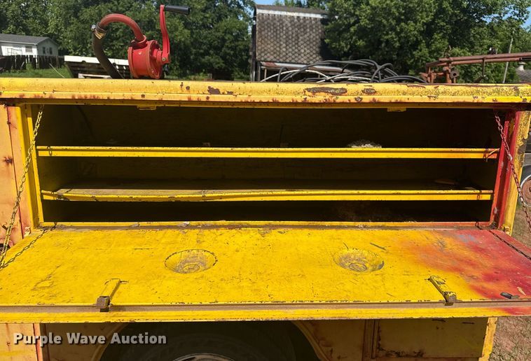 image for item EG8115 Shop built utility bed trailer