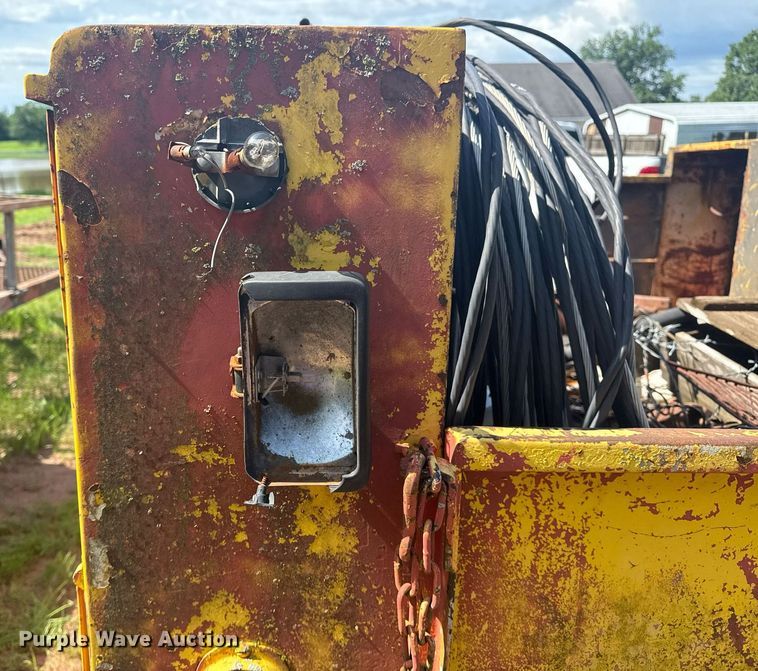 image for item EG8115 Shop built utility bed trailer