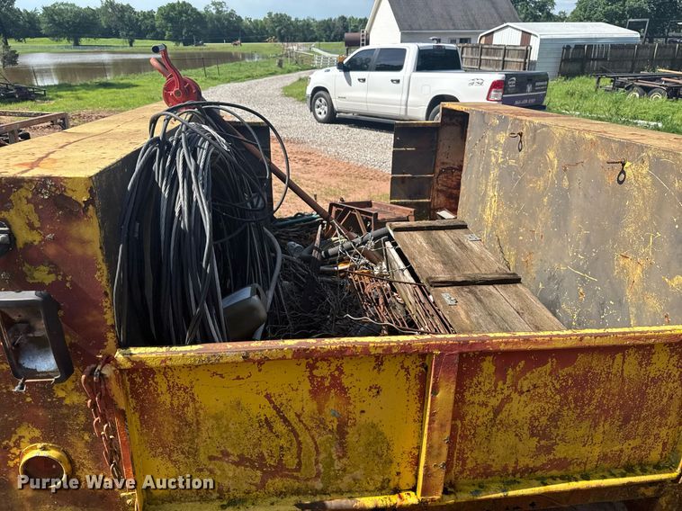 image for item EG8115 Shop built utility bed trailer