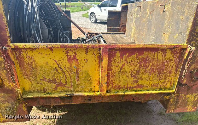 image for item EG8115 Shop built utility bed trailer