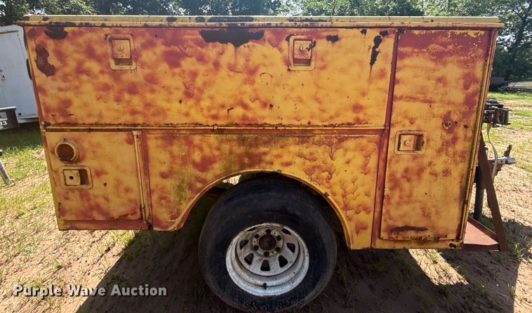 image for item EG8115 Shop built utility bed trailer