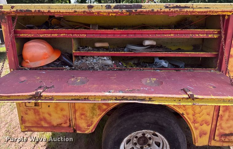 image for item EG8115 Shop built utility bed trailer