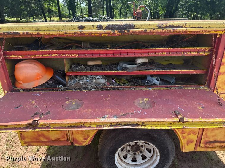 image for item EG8115 Shop built utility bed trailer