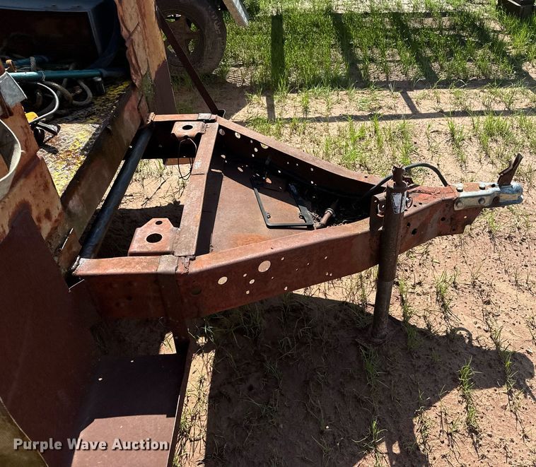 image for item EG8115 Shop built utility bed trailer