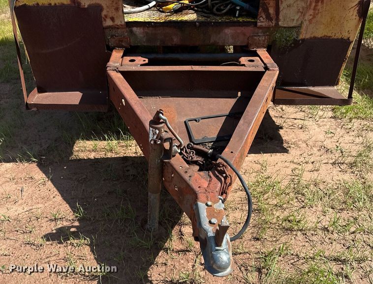 image for item EG8115 Shop built utility bed trailer