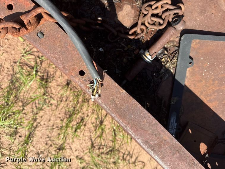 image for item EG8115 Shop built utility bed trailer