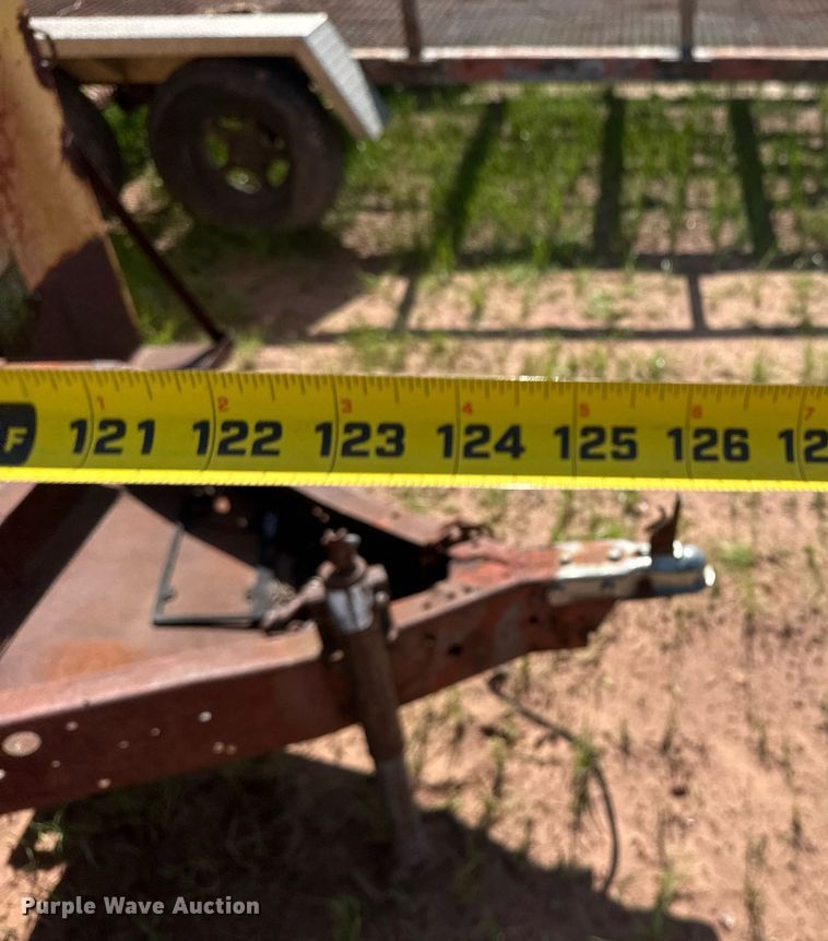 image for item EG8115 Shop built utility bed trailer