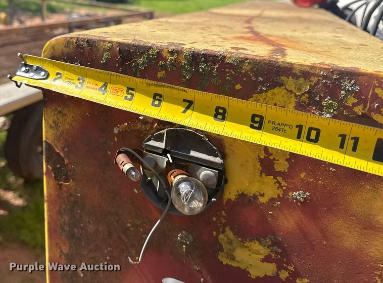 image for item EG8115 Shop built utility bed trailer