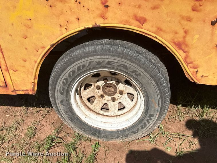 image for item EG8115 Shop built utility bed trailer