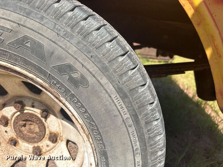 image for item EG8115 Shop built utility bed trailer