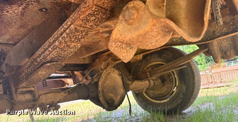 image for item EG8115 Shop built utility bed trailer