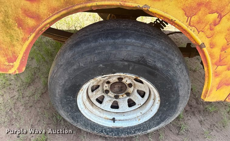 image for item EG8115 Shop built utility bed trailer