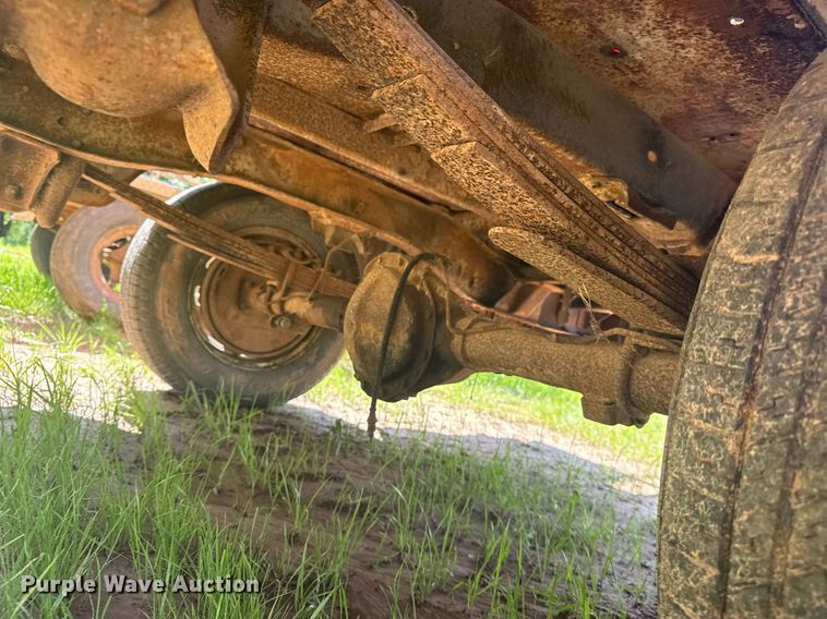 image for item EG8115 Shop built utility bed trailer