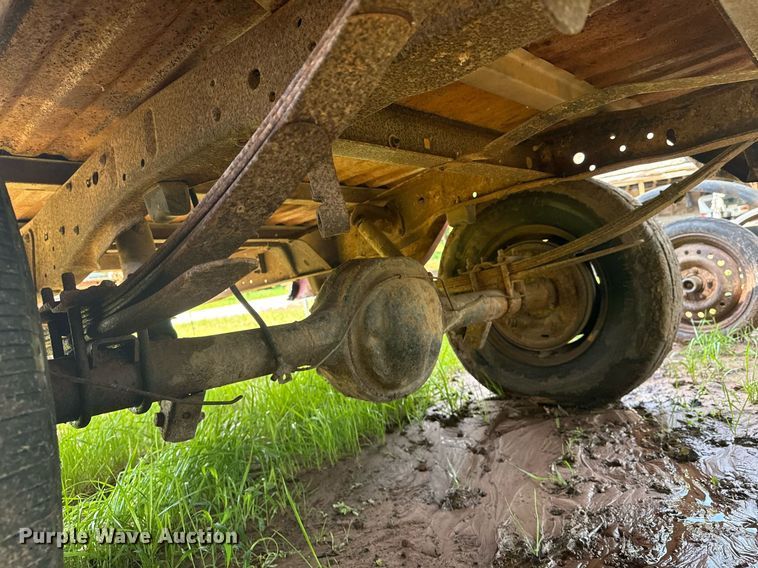 image for item EG8118 Shop built utility trailer