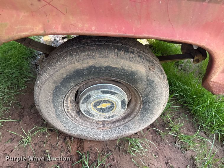 image for item EG8118 Shop built utility trailer