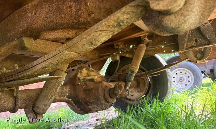 image for item EG8118 Shop built utility trailer