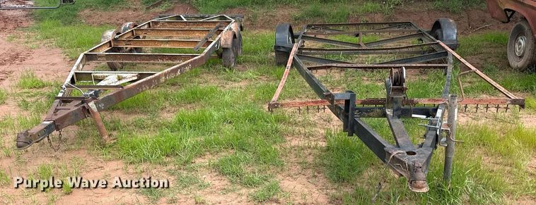 image for item EG8119 (2) shop built utility trailers