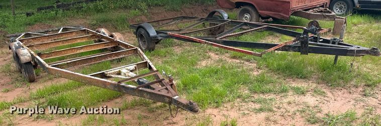 image for item EG8119 (2) shop built utility trailers