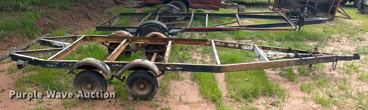 image for item EG8119 (2) shop built utility trailers