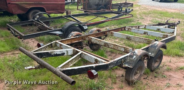 image for item EG8119 (2) shop built utility trailers