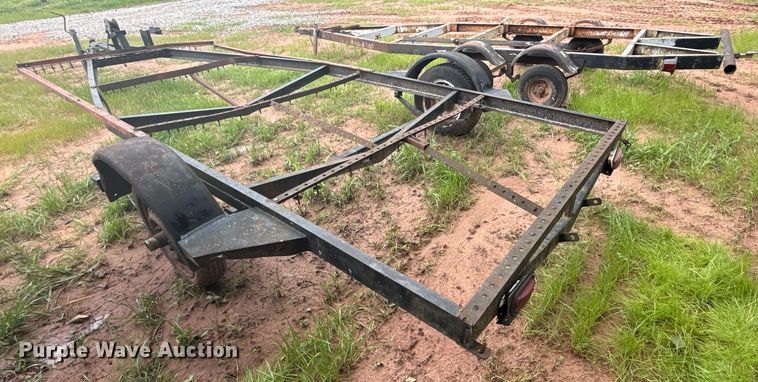 image for item EG8119 (2) shop built utility trailers