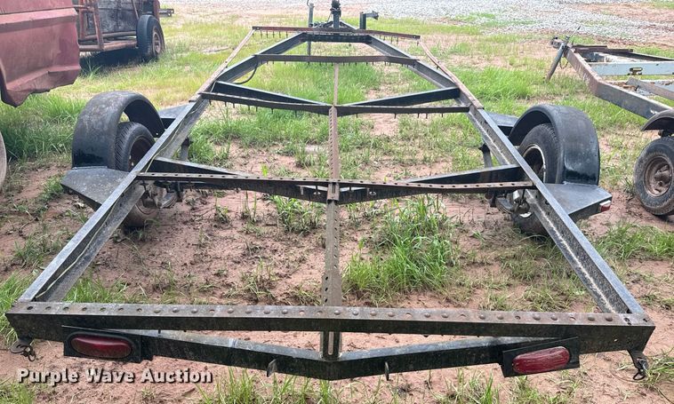 image for item EG8119 (2) shop built utility trailers