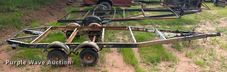 image for item EG8119 (2) shop built utility trailers