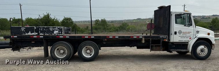 image for item EJ3744 2003 Freightliner FL80 flatbed truck