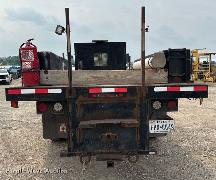 image for item EJ3744 2003 Freightliner FL80 flatbed truck