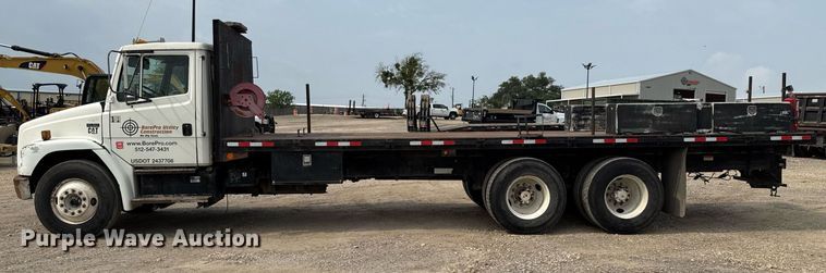 image for item EJ3744 2003 Freightliner FL80 flatbed truck