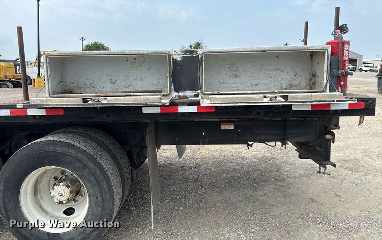 image for item EJ3744 2003 Freightliner FL80 flatbed truck