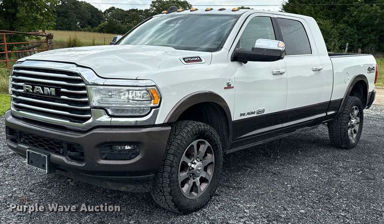 image for item EJ4805 2019 Dodge Ram 2500 Longhorn Mega Cab pickup truck