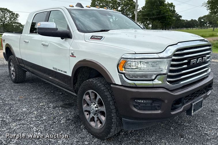 image for item EJ4805 2019 Dodge Ram 2500 Longhorn Mega Cab pickup truck