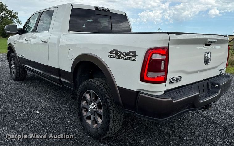 image for item EJ4805 2019 Dodge Ram 2500 Longhorn Mega Cab pickup truck