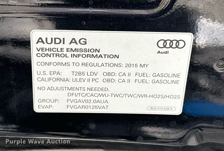 image for item EJ4807 2015 Audi Q3 Prestige Quattro SUV