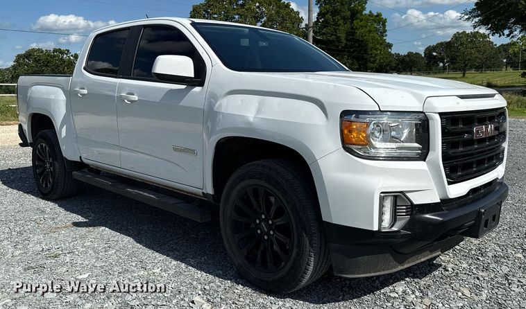image for item EJ4812 2022 GMC Canyon Crew Cab pickup truck