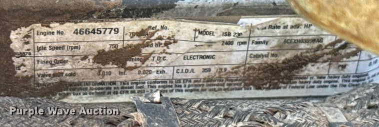 image for item EJ4814 2007 Ford F650 Crew Cab pickup truck