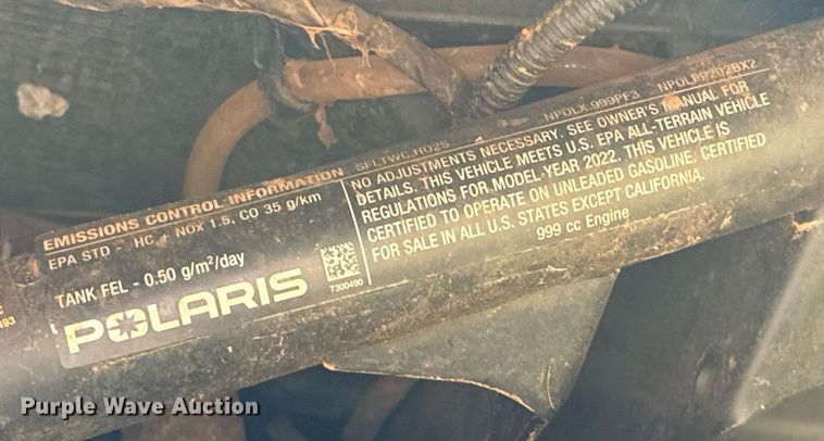 image for item EJ4819 2022 Polaris Ranger XP 1000 utility vehicle