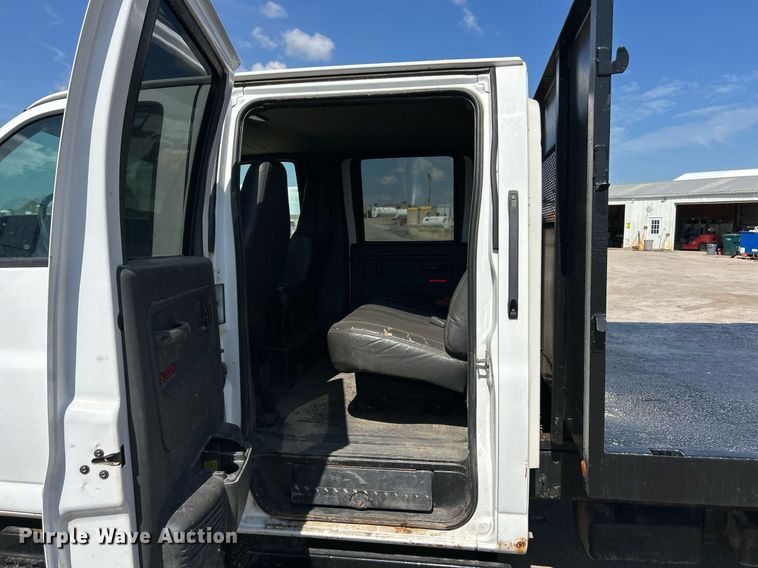 image for item EK8294 2006 GMC C5500 Crew Cab dump flatbed truck